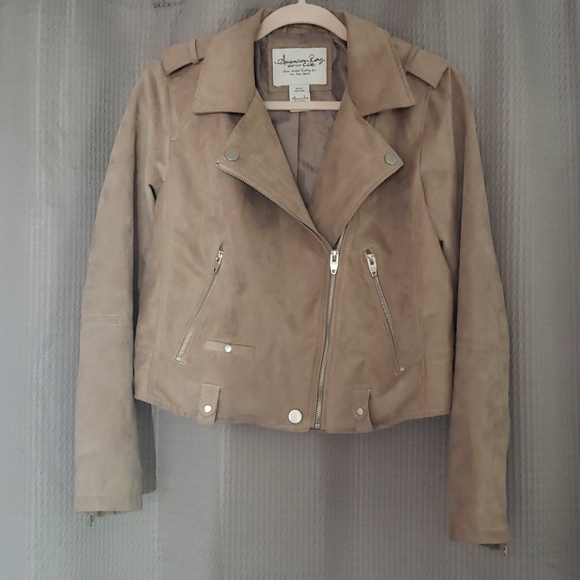 American Rag Jackets & Blazers - American Rag Tan Suede Jacket